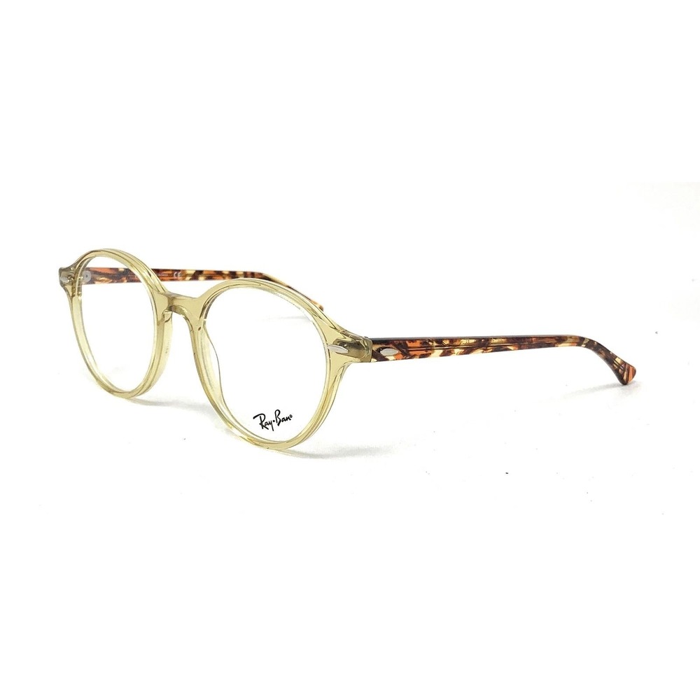 Ray-Ban‎ RB7118 8021 Dean Eyeglasses Transparent Yellow Tortoise 50mm